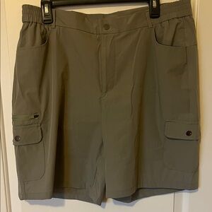 Women's Khaki Cargo Shorts